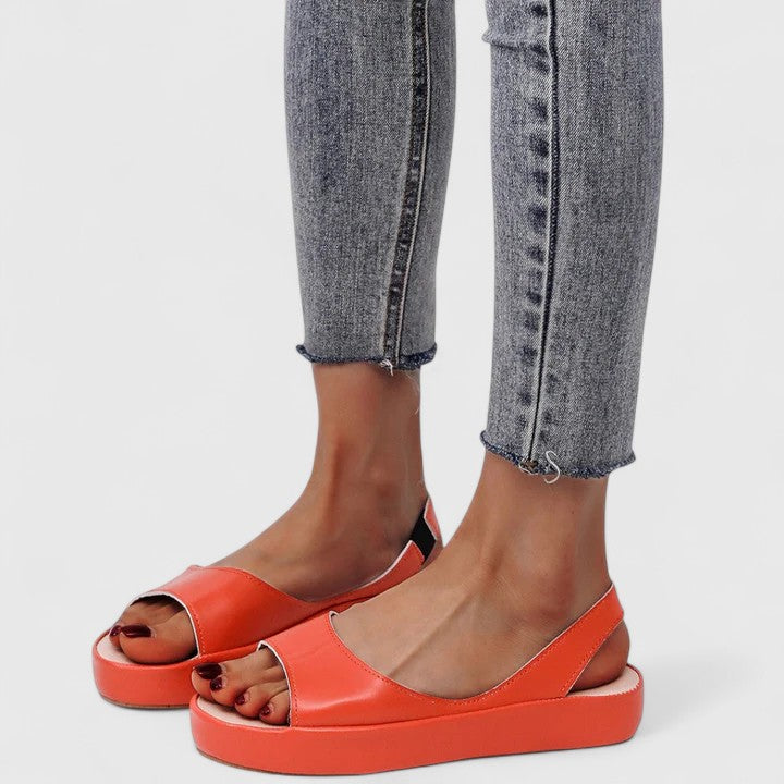 Bondi | Women's Peep Toe Slingback Flatform Sandals