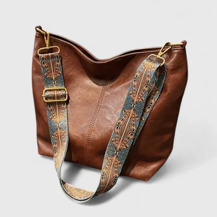 Lucy | Women’s Patterned Shoulder Bag with Wide Strap
