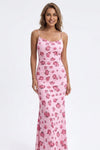 Isabelle Monroe | Floral Cowl Neck Midi Dress For Women