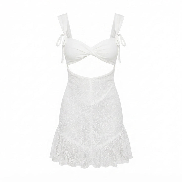 Isla Cooper | Cutout Lace Mini Dress For Women