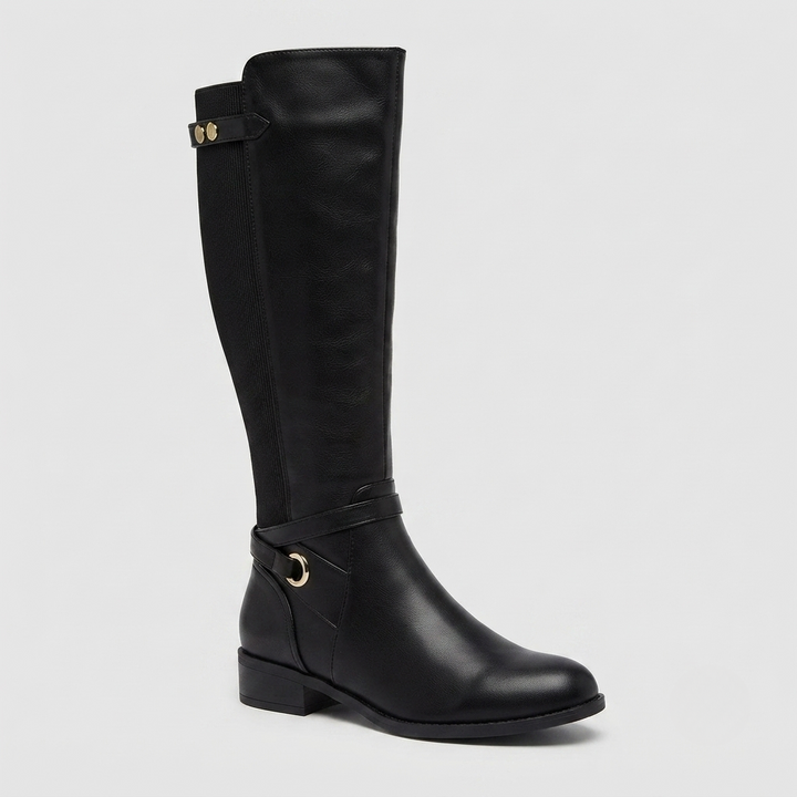 Isla Morgan | Knee-High Orthopedic Leather Boots For Women