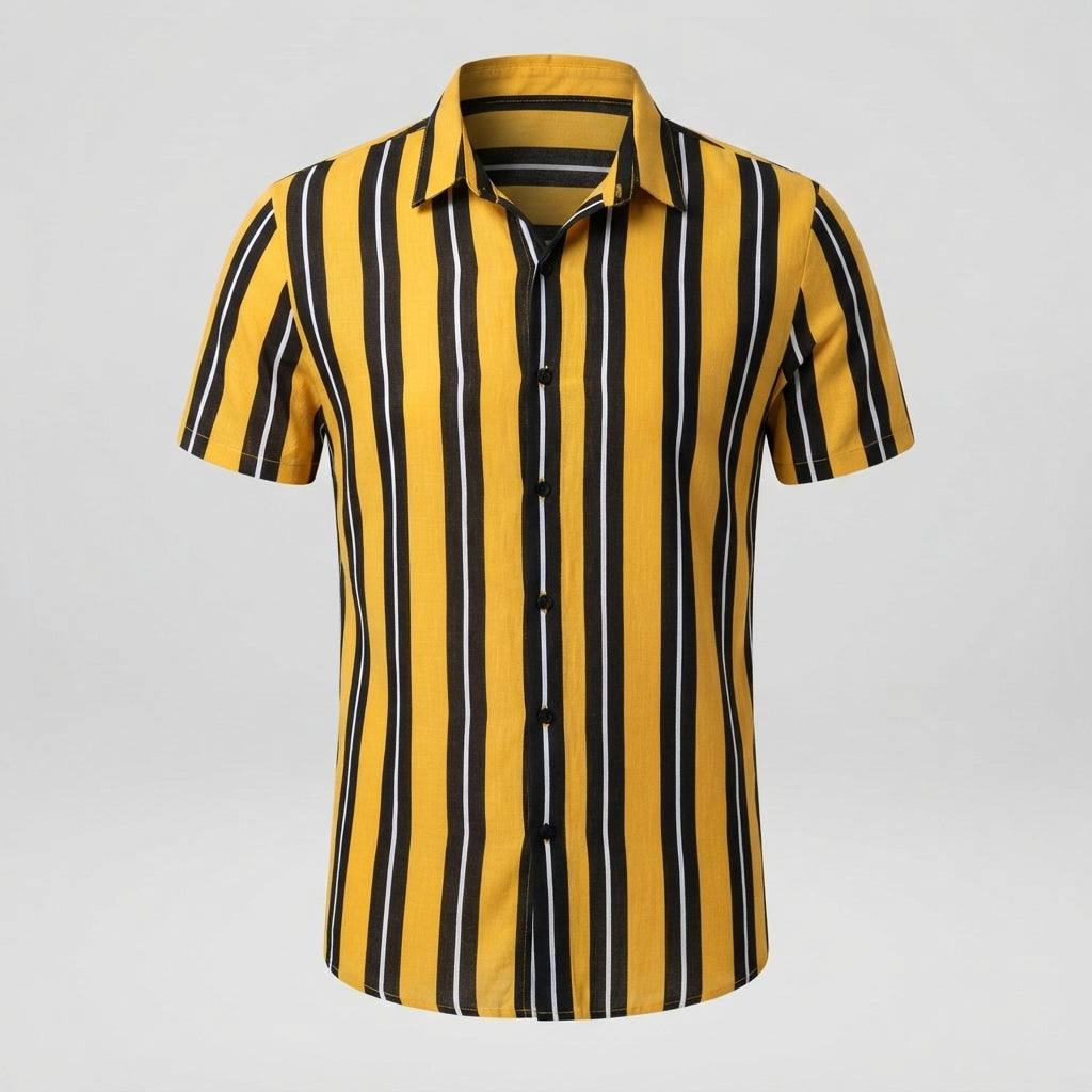 Jack Sullivan | Striped Short Sleeve Shirt For Men