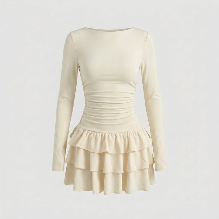 Jade King | Ruffle Hem Sheath Mini Dress For Women