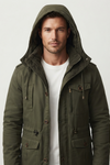 James Hartley | Insulated Hooded Parka Jacket For Men