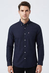 James Mitchell | Slim Fit Long Sleeve Dress Shirt For Men