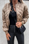 Jasmine | Women's Quilted Long Sleeve Bomber Jacket