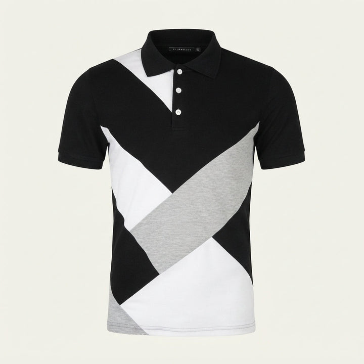Jasper Reid | Colour Block Polo Shirt For Men
