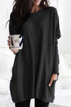 Josephine | Women's Round Neck Long Sleeve Tunic Top