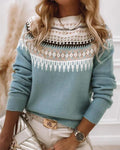 Juniper | Women’s Fair Isle Jumper with Round Neck