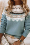 Juniper | Women's Fair Isle Round Neck Jumper