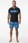 Kai Fairweather | Tropical Print Polo & Shorts Set For Men