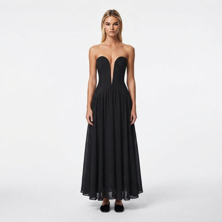 Keira Lambert | Deep V Formal Dress For Women