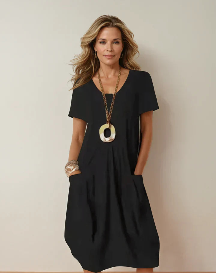 Kwani | Women’s Casual Flow Dress with Pockets