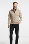Lachlan Bennett | Corduroy Quarter-Button Sweatshirt For Men