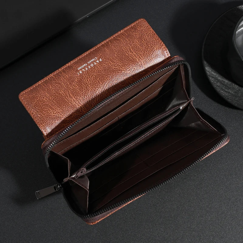 Benjamin | Men’s Slim Wallet with Wrist Strap