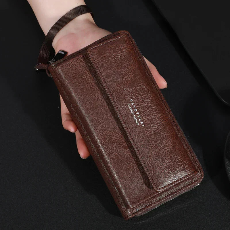 Benjamin | Men’s Slim Wallet with Wrist Strap
