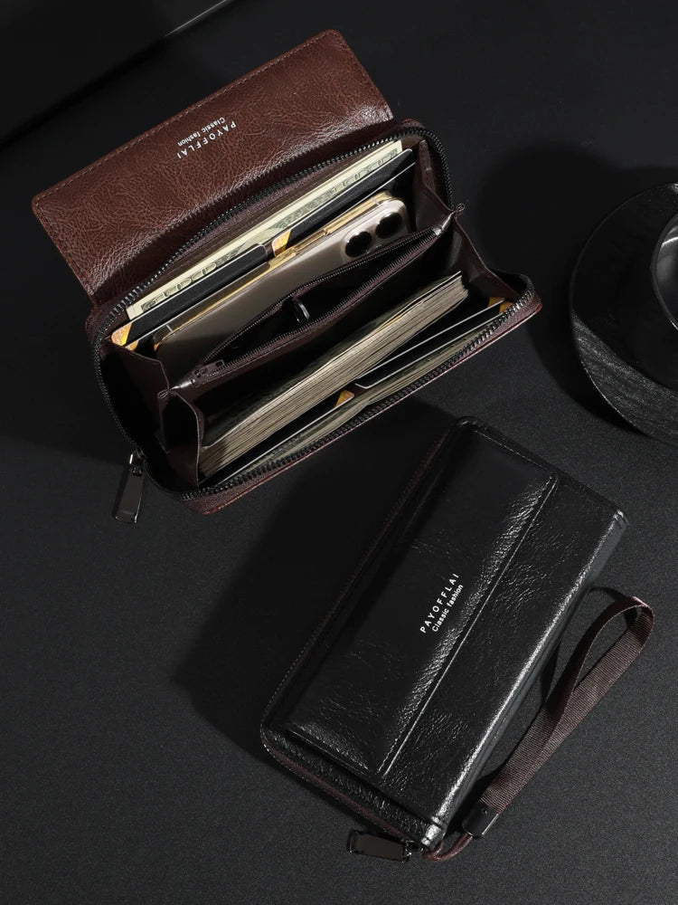 Benjamin | Men’s Slim Wallet with Wrist Strap