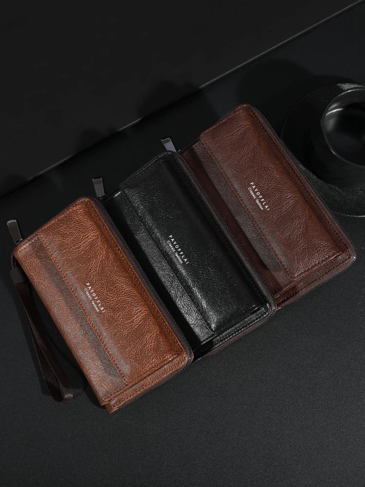 Benjamin | Men’s Slim Wallet with Wrist Strap