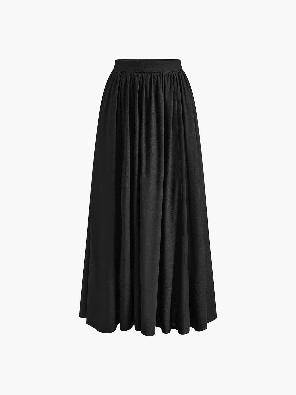 Nora | Women’s High Waist Maxi Skirt with Pleats