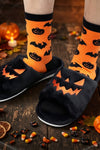 Little Boo | Pumpkin Halloween Slippers For Women