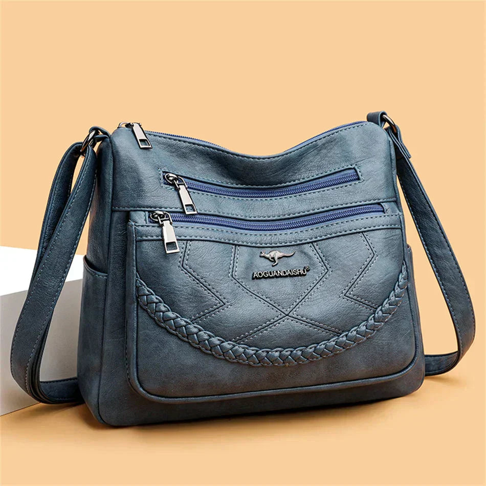 Leilani | Women’s Pocketed Crossbody Bag with Zip Closure