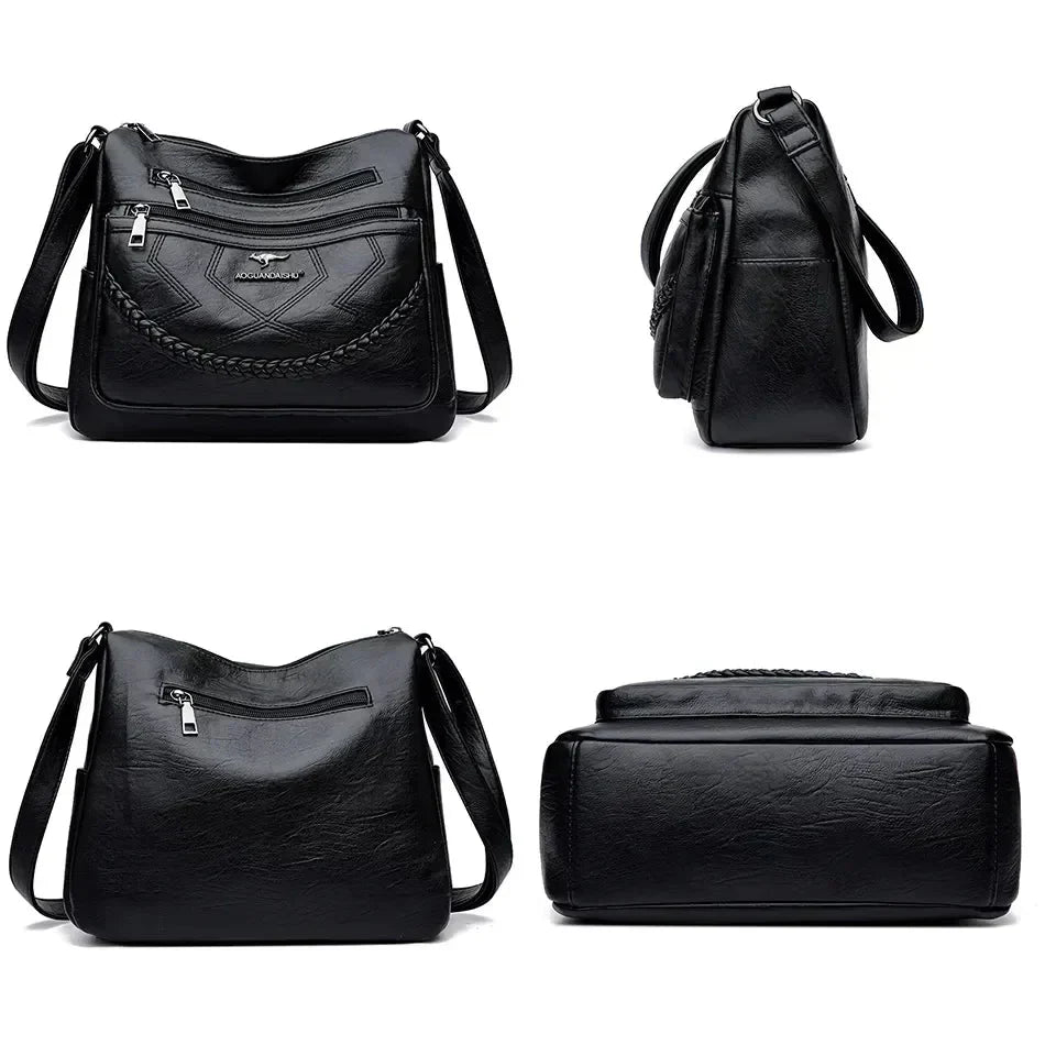 Leilani | Women’s Pocketed Crossbody Bag with Zip Closure