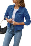 Lydia | Women's Cropped Button Front Jacket