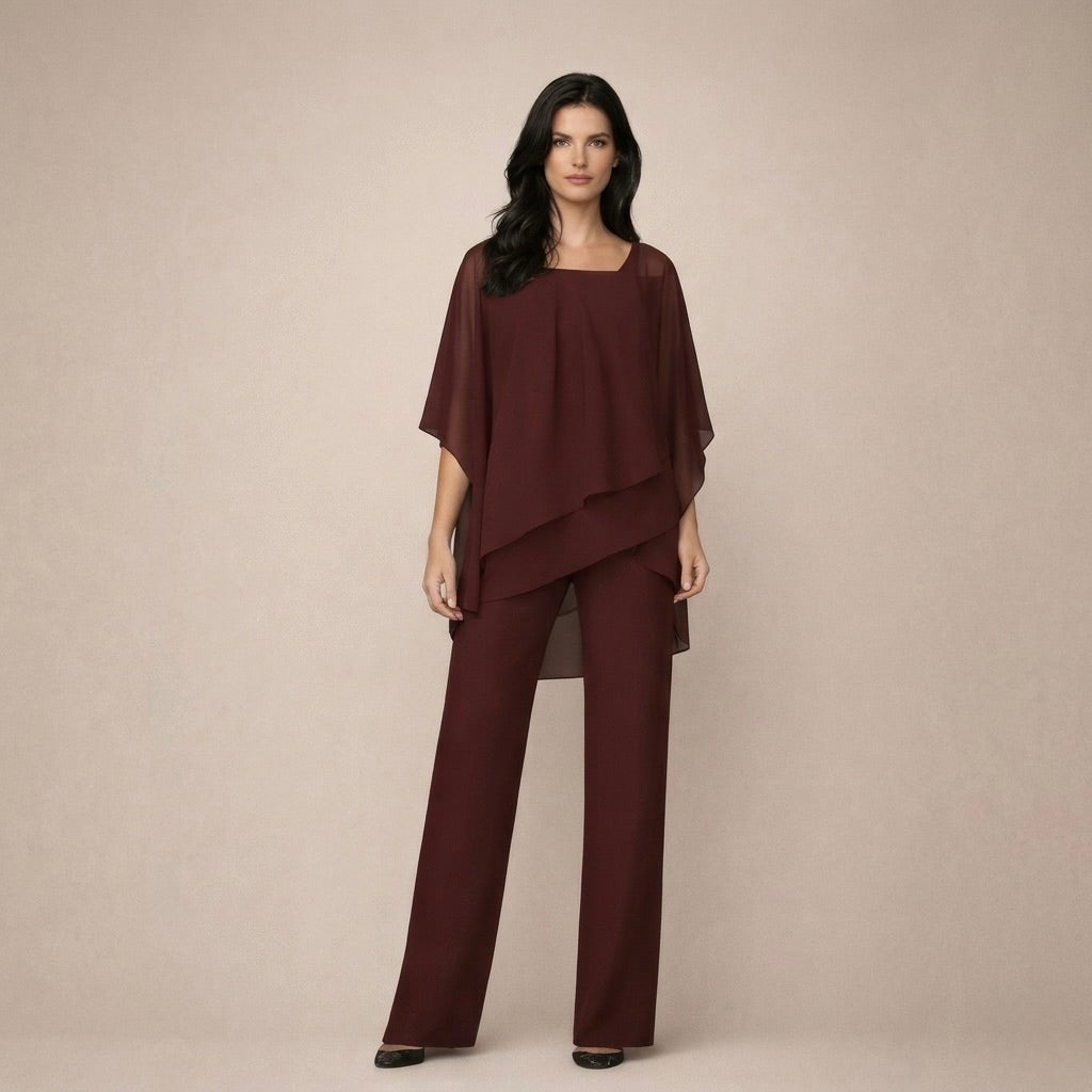 Lysandra | Women’s Off Shoulder Set with Asymmetric Design