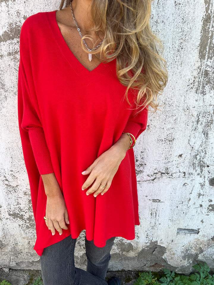 Maeve | Women’s Oversized Top with V-Neck