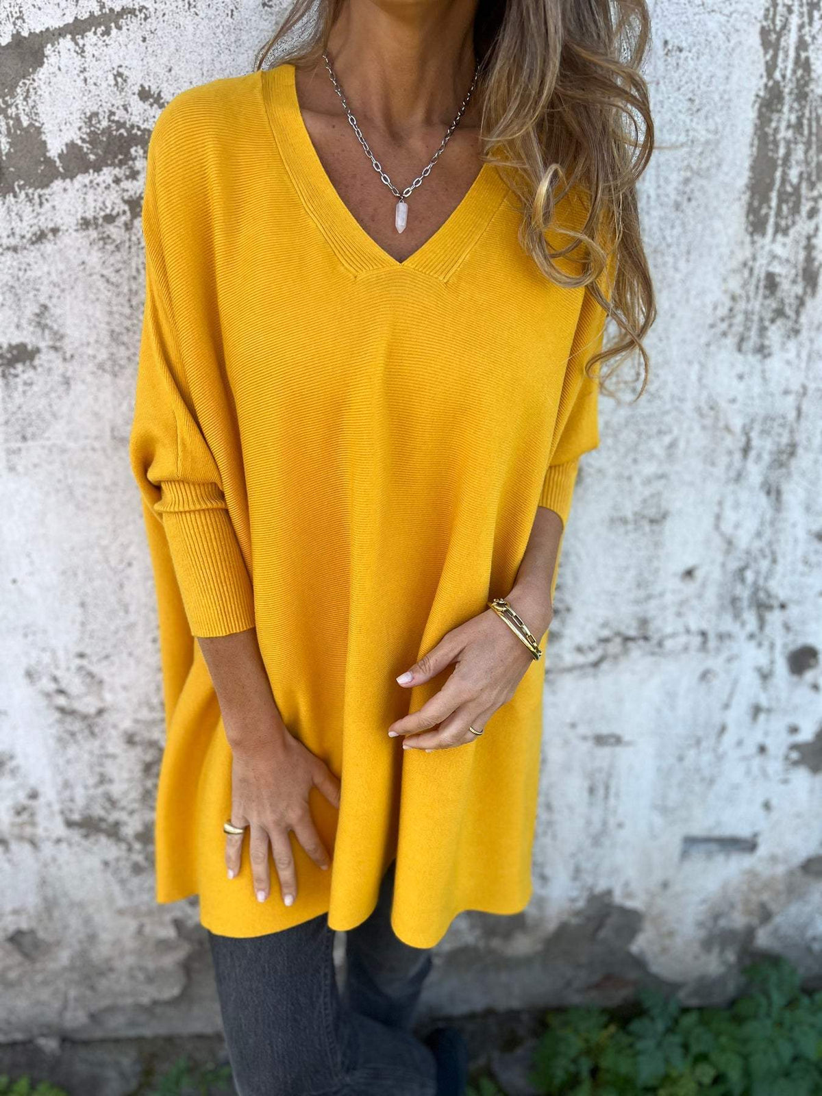 Maeve | Women’s Oversized Top with V-Neck