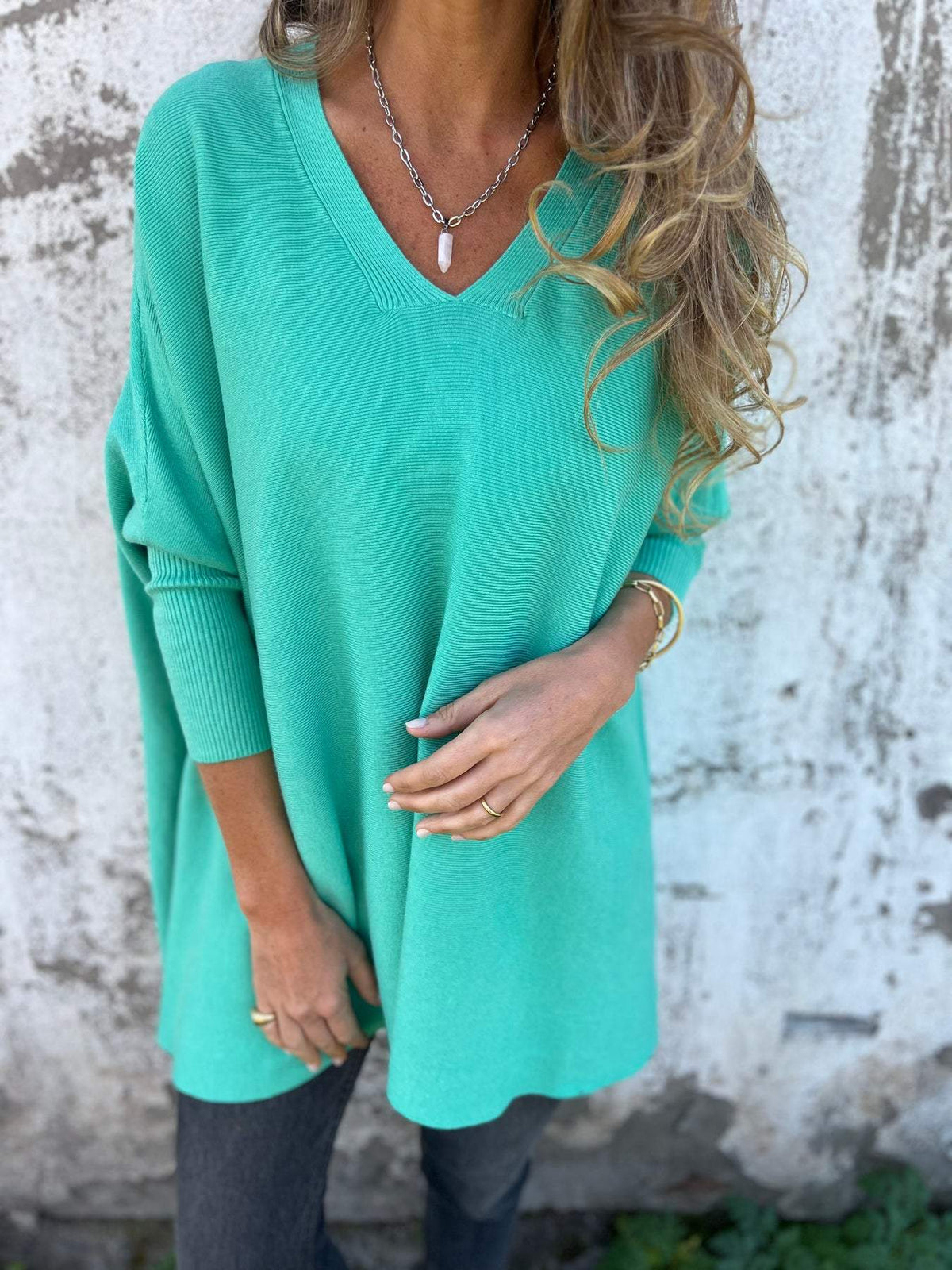 Maeve | Women’s Oversized Top with V-Neck