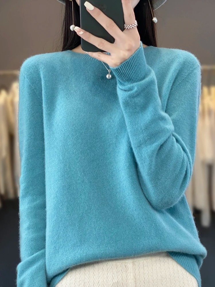 Maeve | Women’s Round Neck Sweater with Relaxed Fit