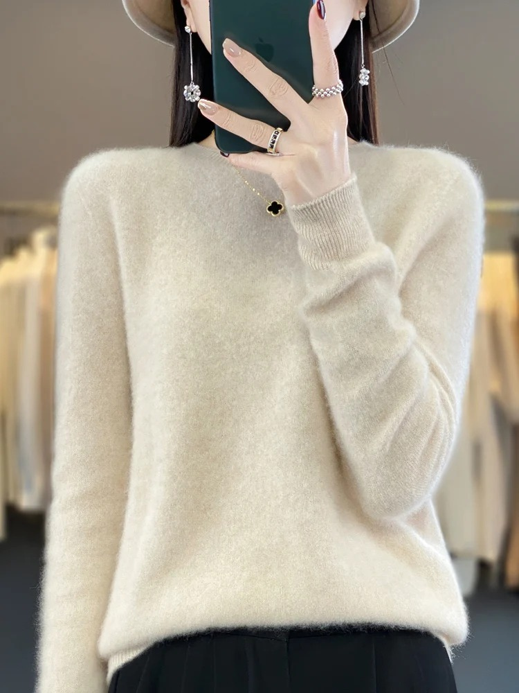 Maeve | Women’s Round Neck Sweater with Relaxed Fit