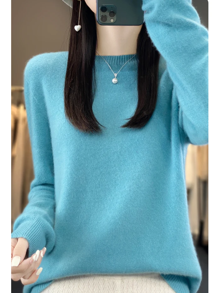 Maeve | Women’s Round Neck Sweater with Relaxed Fit