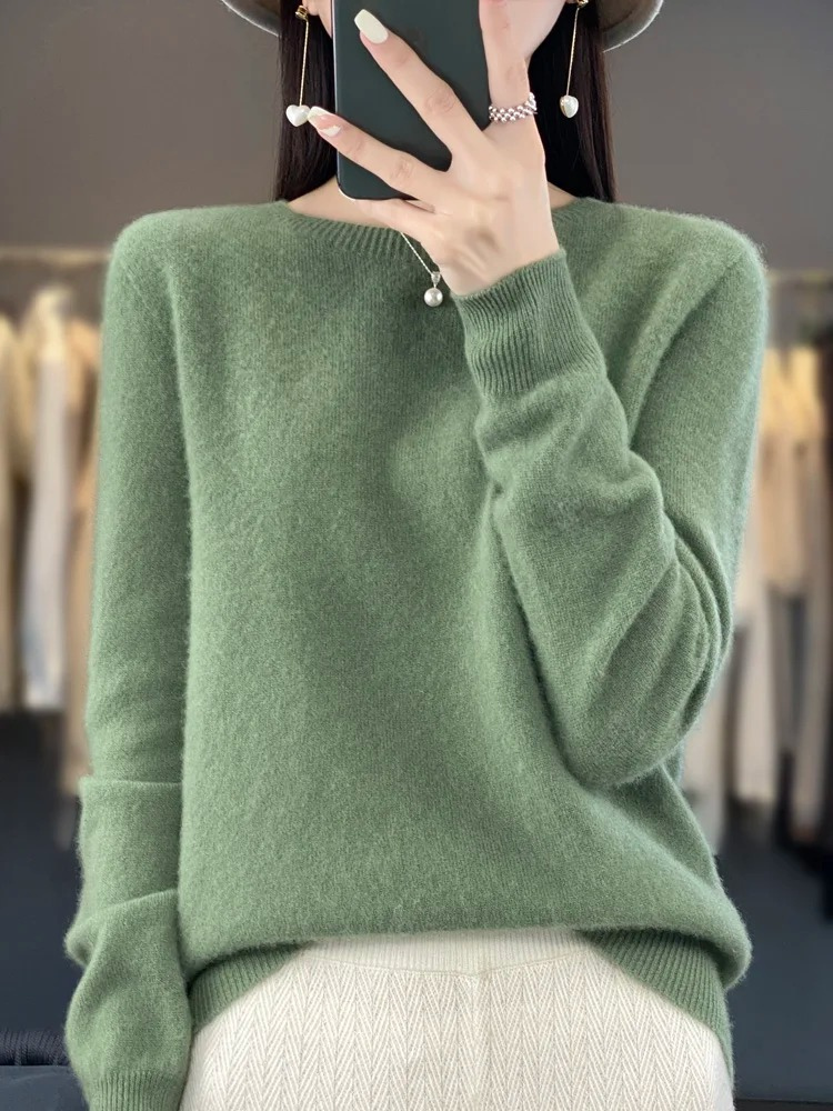 Maeve | Women’s Round Neck Sweater with Relaxed Fit