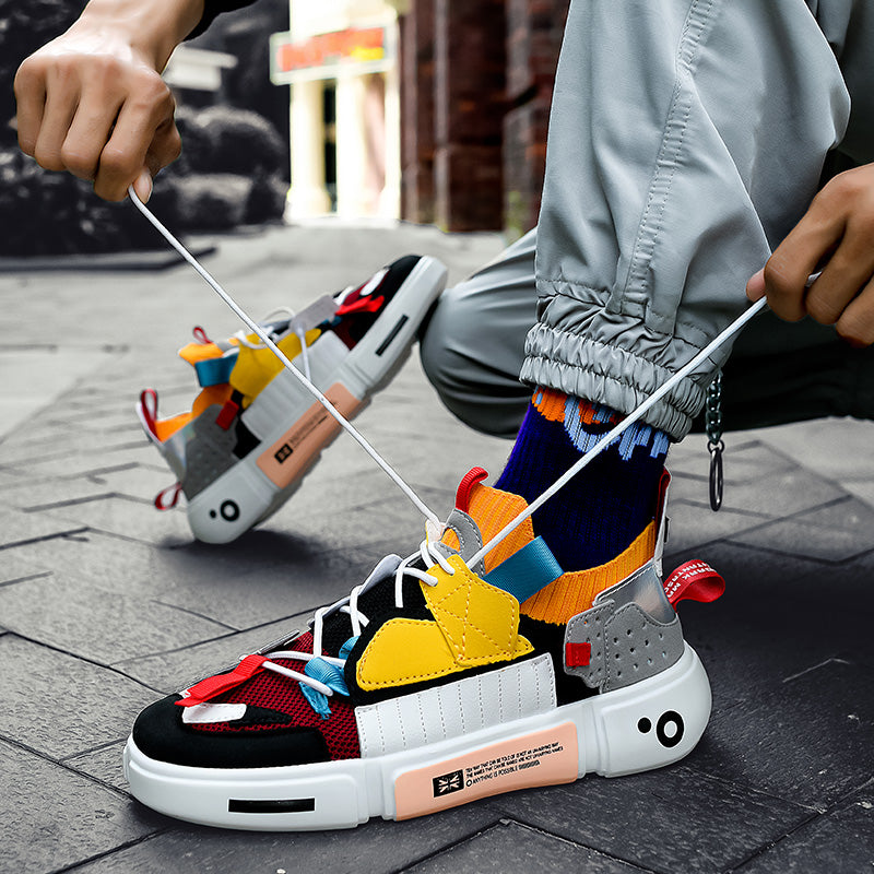 Beau Kingsley | Chunky Mesh Sneakers For Men