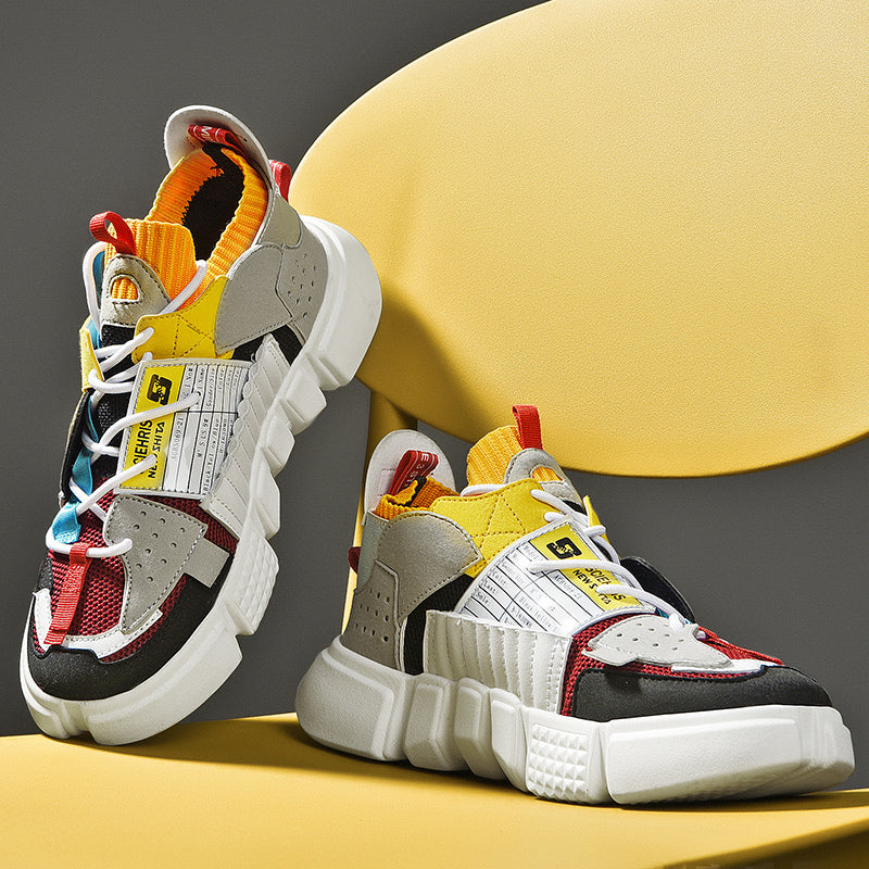 Beau Kingsley | Chunky Mesh Sneakers For Men