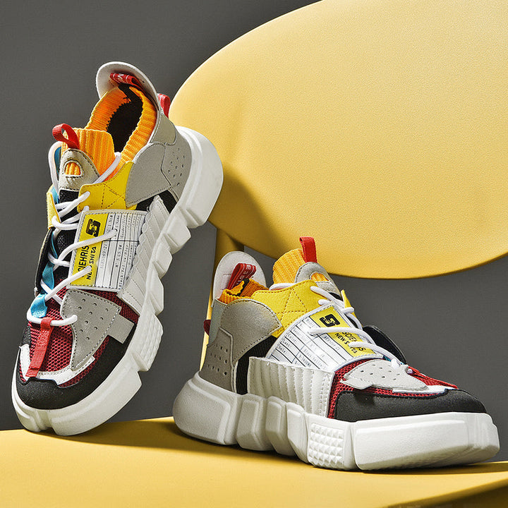 Beau Kingsley | Chunky Mesh Sneakers For Men