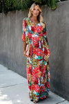 Juniper | Boho Breeze Kimono Maxi Dress