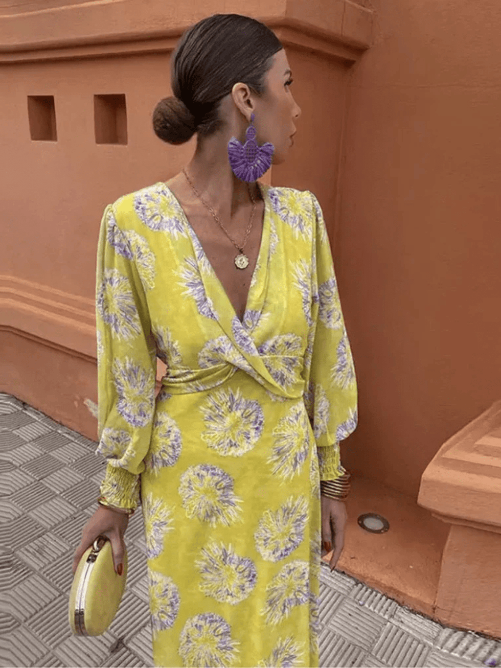 Marisella | Women’s Summer Floral Dress with Breathable Drape