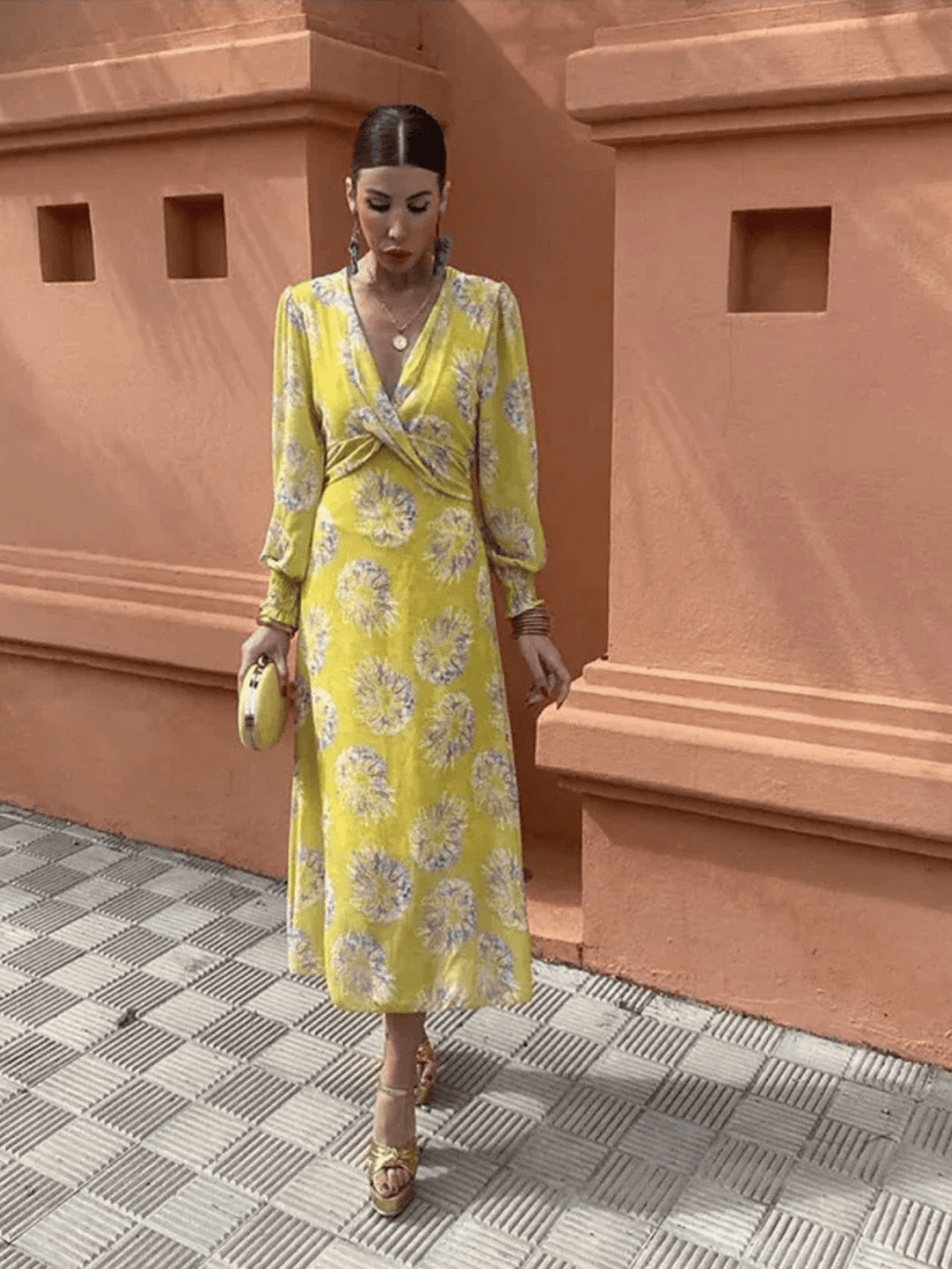 Marisella | Women’s Summer Floral Dress with Breathable Drape