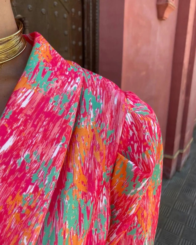 Reese | Women’s Printed Playsuit with Tie Waist
