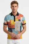 Mason Ward | Colour Block Polo Shirt For Men