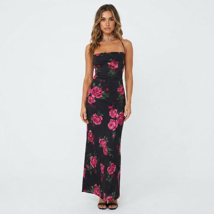 Matilda Kingston | Floral Races Dress With Slim Fit For Women