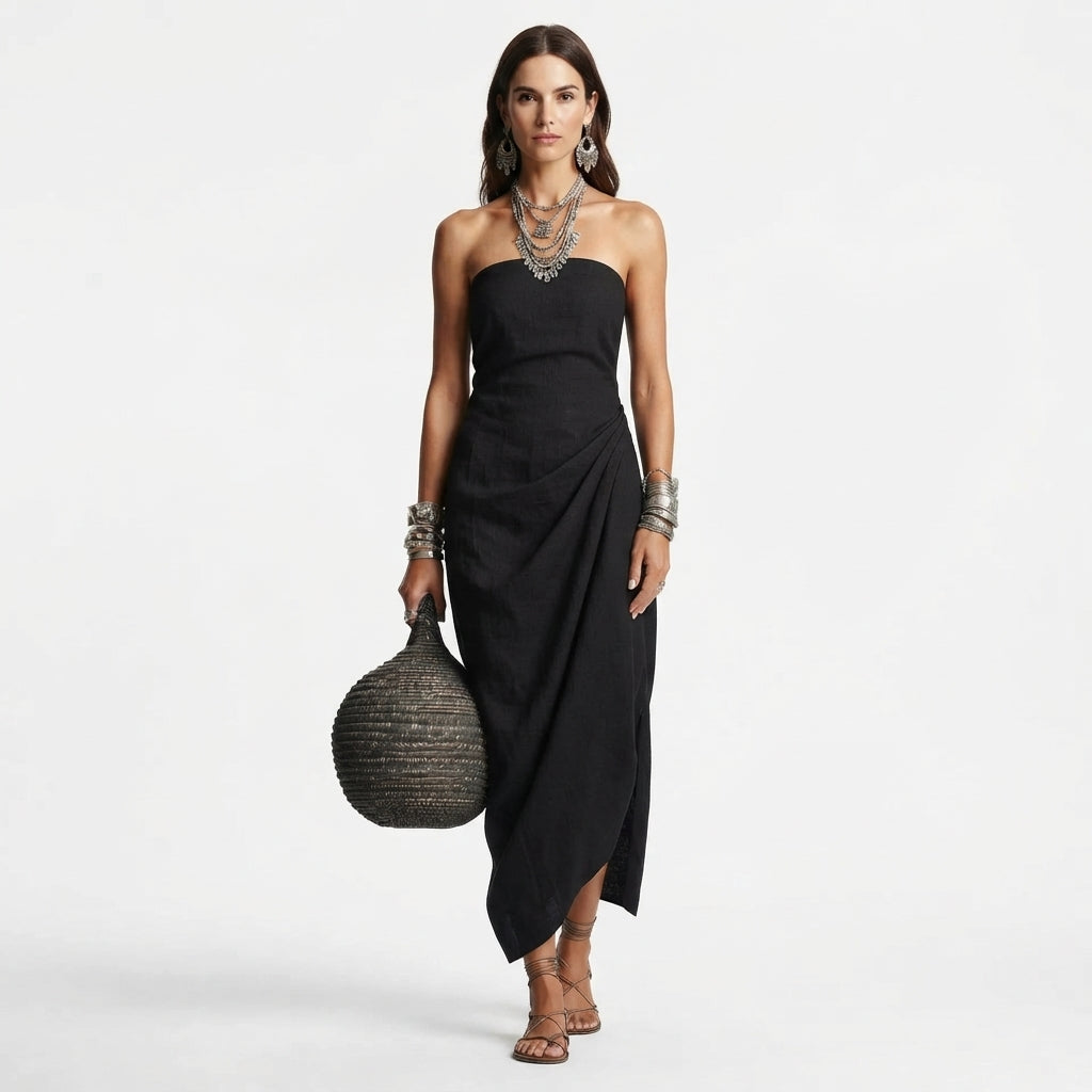 Matilda Robertson | Strapless Summer Dress For Women
