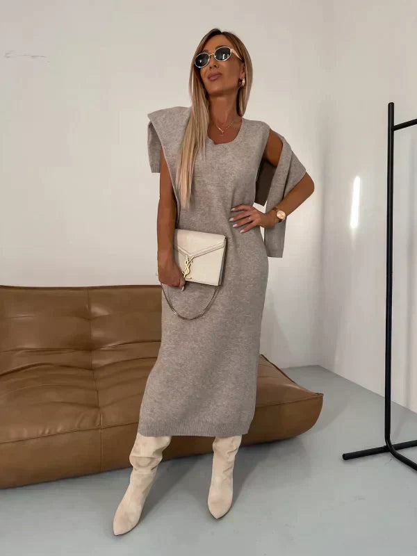 Meadow | Women’s Meadow Midi Dress with Turtleneck