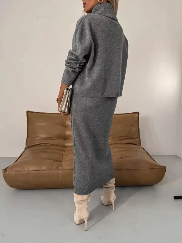 Meadow | Women’s Meadow Midi Dress with Turtleneck