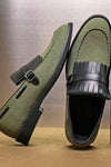 Toby Wilson | Kiltie Fringe Buckle Loafers For Men