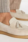 Jack Ryan | Suede Tassel Loafers For Men