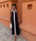Merlyn | Women’s Elegant Long Dress with Fluid Drape